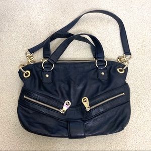 Michael Kors Black Leather Medium Size Purse